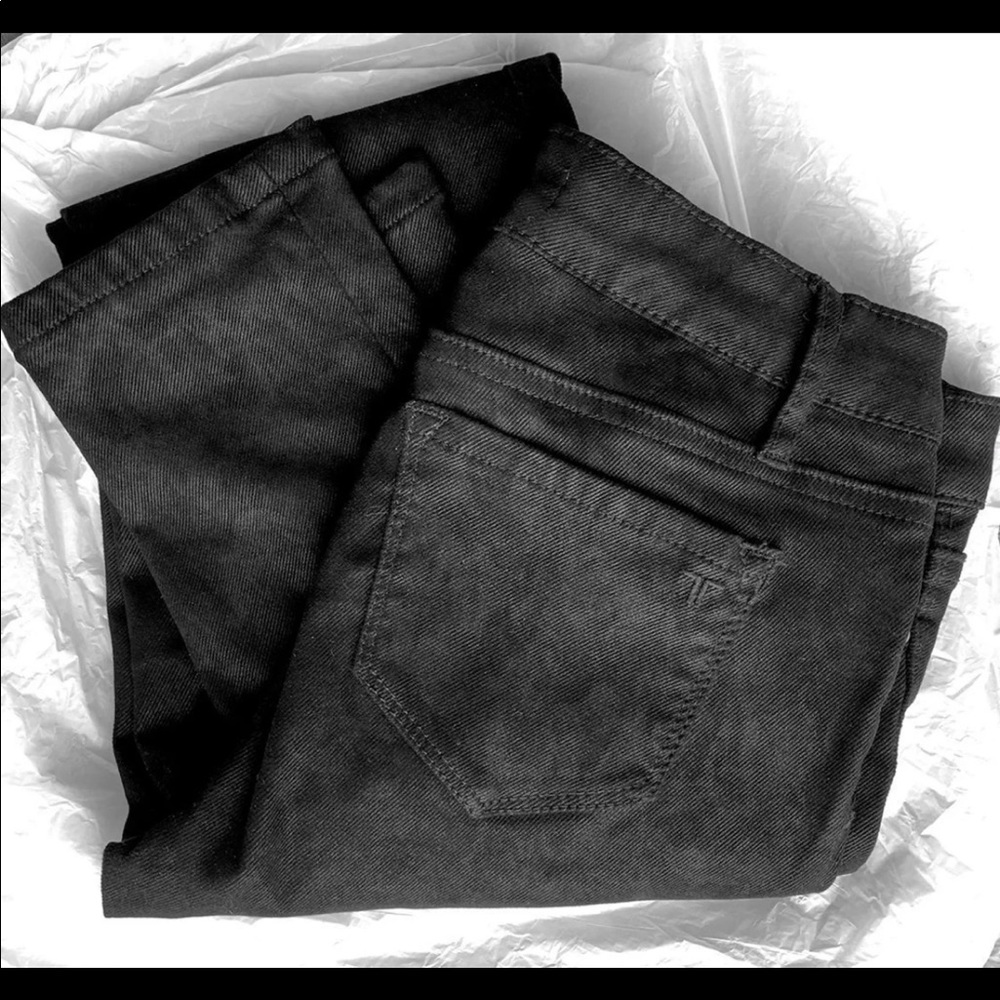 NWOT Tractr Girls 12 Black Skinny Jeans Soft Twill